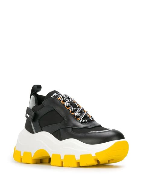 prada pegasus mens|Prada Men's Pegasus Nylon %26 Leather Chunky Sneakers.